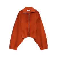 Pulovere The Attico The Attic Cropped Zip Sweater Femei