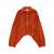 THE ATTICO The Attico The Attic Cropped Zip Sweater ORANGE