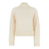 Topuri Mockneck Cashmere Pull Femei