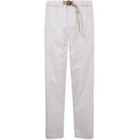 Pantaloni White Sand Long Classic Trousers Clothing Barbati