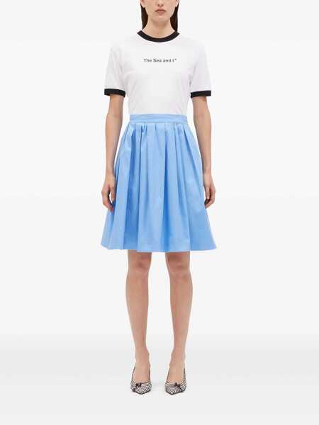 Fuste MSGM Msgm Full Skirt BLUE Femei (BM 18757578) 2