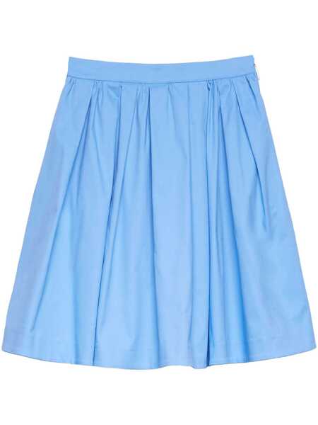 Fuste MSGM Msgm Full Skirt BLUE Femei (BM 18757578) 1