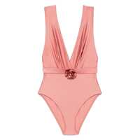 Costume de baie Zimmermann 'Lucky Plunge Flower' One-Piece Swimsuit Femei