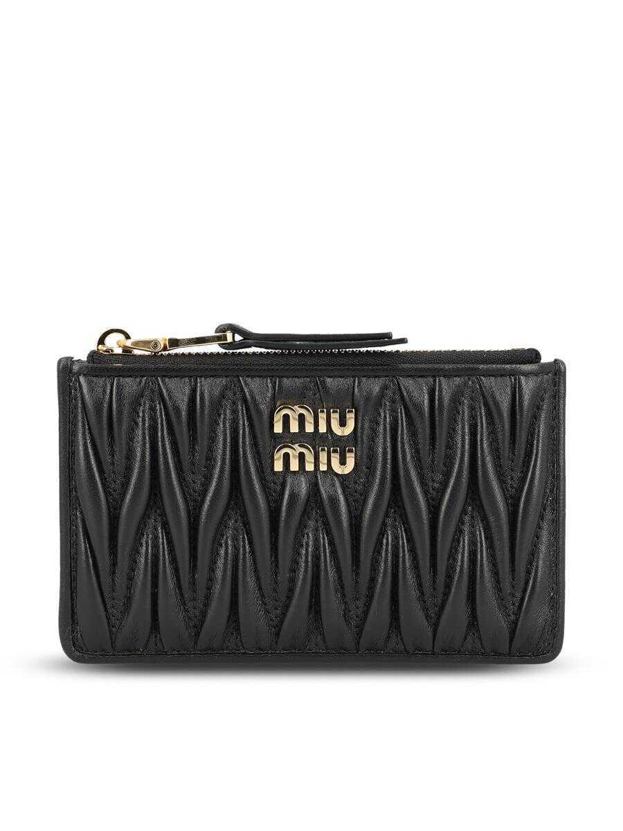 Portofele Miu Miu Miu Miu Wallets Black Femei (BM 18758034) 1