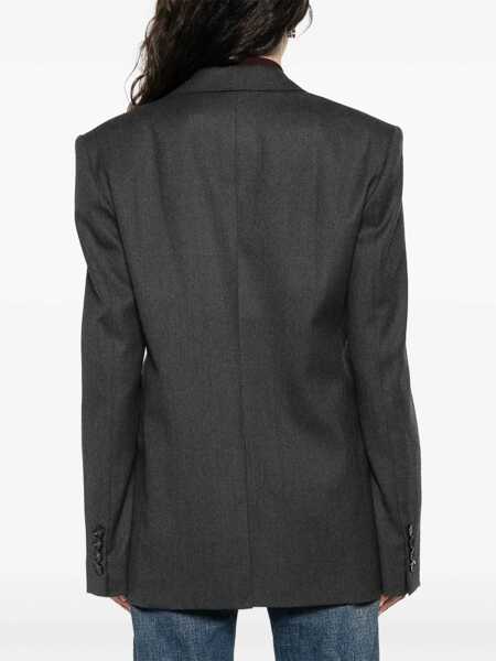 Geci Stella McCartney Stella McCartney Single-Breasted One Button Jacket GREY Femei (BM 18758076) 4