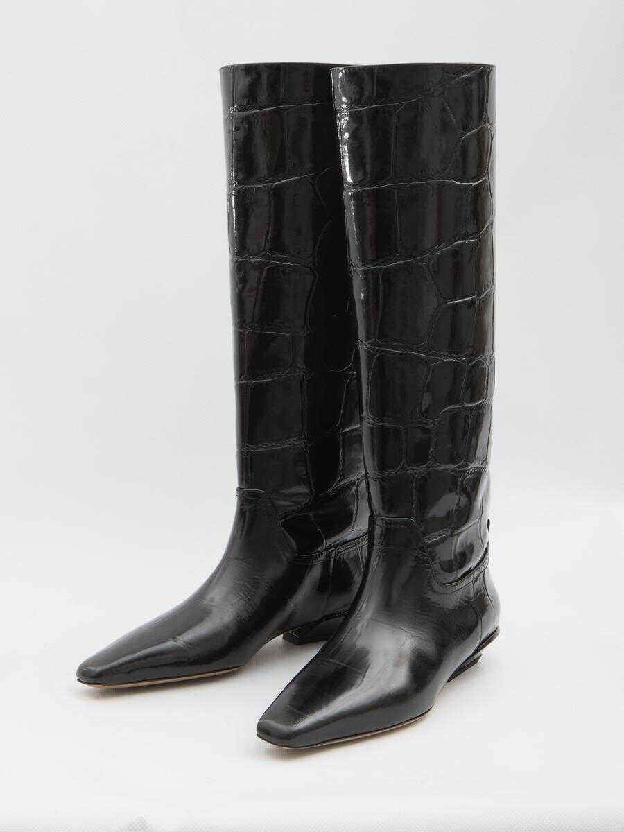 Bocanci Paris Texas Bettina Boots Black Femei (BM 18758082) 2