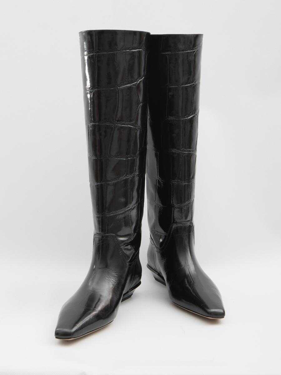 Bocanci Paris Texas Bettina Boots Black Femei (BM 18758082) 5
