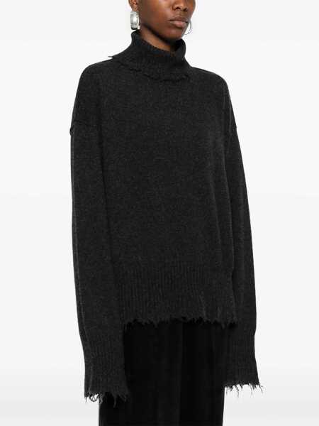 Pantaloni casual UMA WANG Uma Wang Cashmere Trousers Black Femei (BM 18759063) 3