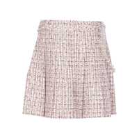Fuste Self-Portrait Self-Portrait Tweed Miniskirt Femei