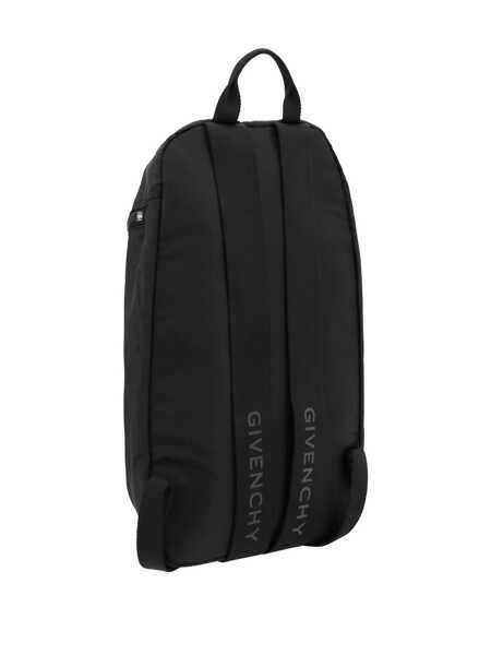 Rucsacuri Givenchy Givenchy G-Trek Logo Detail Nylon Backpack Black Barbati (BM 18759972) 2