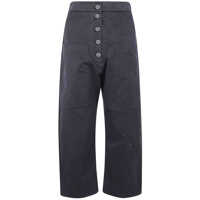 Pantaloni casual Studio Nicholson Rounded Drop Crotch Trousers Clothing Femei