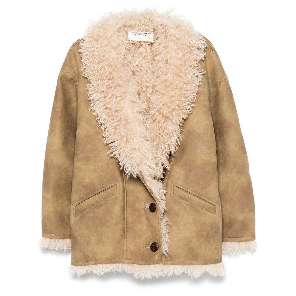Paltoane Isabel Marant Isabel Marant toile Coats Beige Femei (BM 18760134) 1