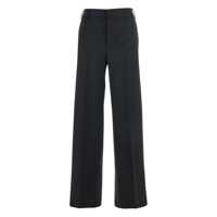 Pantaloni casual Black Five Pocket Trousers In Wool Blend Woman Femei