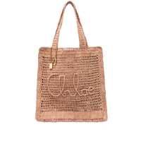 Genti de mana Chloé Summer Banana Rafia Tote Femei