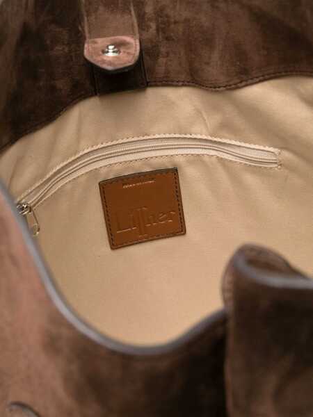 Genti de umar Liffner Belted Bucket Brown Shoulder Bag With Belt On The Front In Suede Woman BROWN Femei (BM 18760563) 5