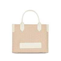 Genti de mana Balmain Balmain B-Army Small Jacquard Canvas Tote