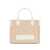 Balmain Balmain B-Army Small Jacquard Canvas Tote Beige