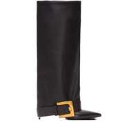 Bocanci Balmain Anthem Calfskin Boots Femei