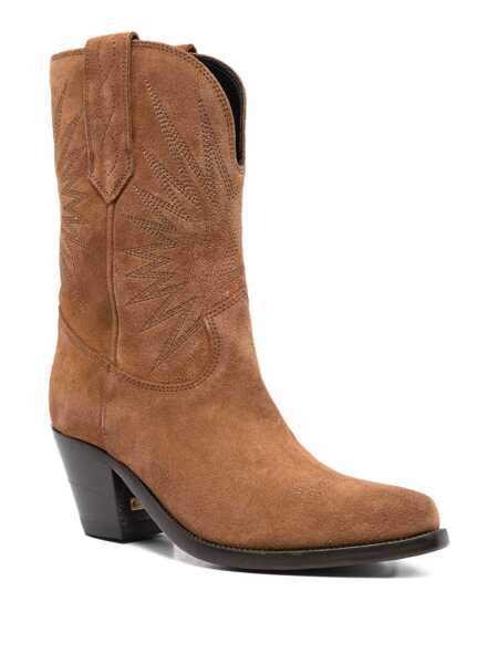 Bocanci Golden Goose Golden Goose 70 Wish Star Low Leather Boots Brown Femei (BM 18761685) 2