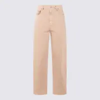Blugi Golden Goose Beige Cotton Denim Jeans Femei