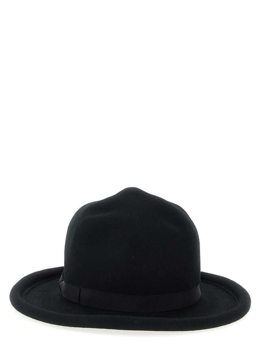 Sepci Y-3 Yohji Yamamoto Wool B Tube Brim Plain Mtn Hat Black Barbati (BM 18761904) 3