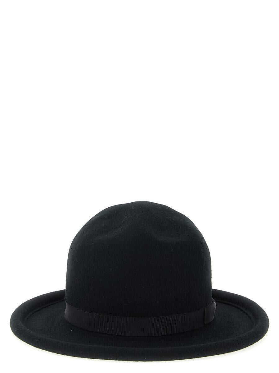 Sepci Y-3 Yohji Yamamoto Wool B Tube Brim Plain Mtn Hat Black Barbati (BM 18761904) 1
