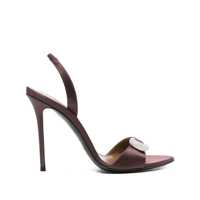 Pantofi cu toc Giuseppe Zanotti Clandestino Satin Heel Sandals Femei
