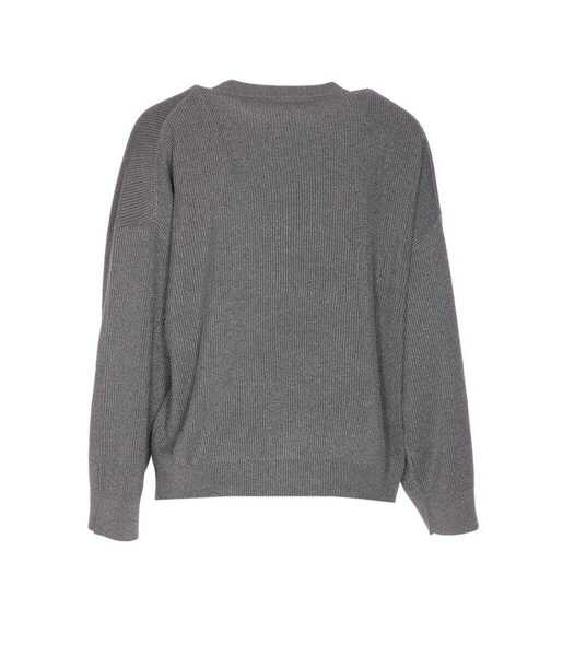 Pulovere Brunello Cucinelli Brunello Cucinelli Sweaters GREY Femei (BM 18762624) 2