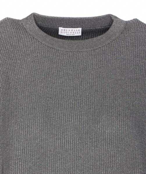 Pulovere Brunello Cucinelli Brunello Cucinelli Sweaters GREY Femei (BM 18762624) 4