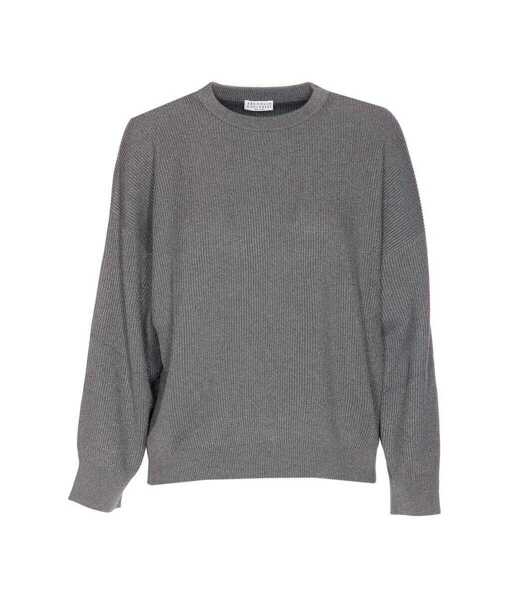 Pulovere Brunello Cucinelli Brunello Cucinelli Sweaters GREY Femei (BM 18762624) 1