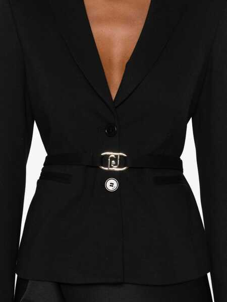 Sacouri Liu Jo Liu Jo Blazer  With Belted Waist Black Femei (BM 18762681) 5