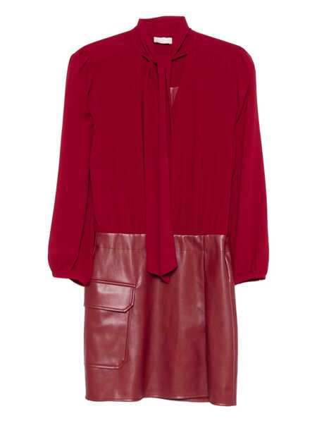 Rochii Liu Jo Liu Jo Red Short Dress Featuring A Self-Tie Neck RED Femei (BM 18762684) 1