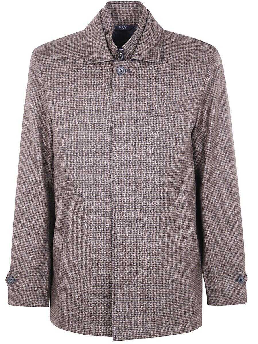 Geci Fay Fay Jacket Clothing BROWN Barbati (BM 18763092) 1