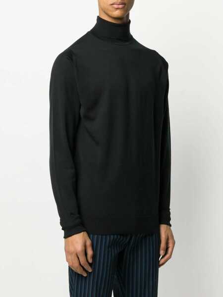 Pulovere John Smedley John Smedley Richards Sweater Black Barbati (BM 18763518) 3