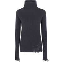 Camasi Uma Wang "Plain Ws" High Neck Rib Top Clothing Femei