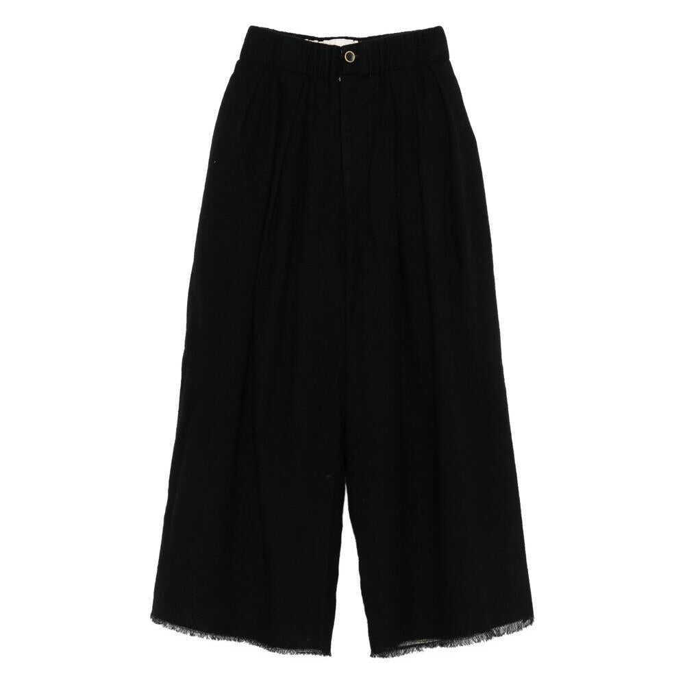 Pantaloni casual UMA WANG Uma Wang Trousers Black Femei (BM 18764217) 1