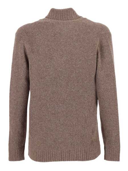 Pulovere Kangra CREW NECK SWEATER Brown Barbati (BM 18764730) 2