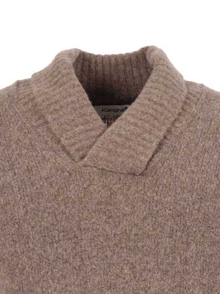 Pulovere Kangra CREW NECK SWEATER Brown Barbati (BM 18764730) 3