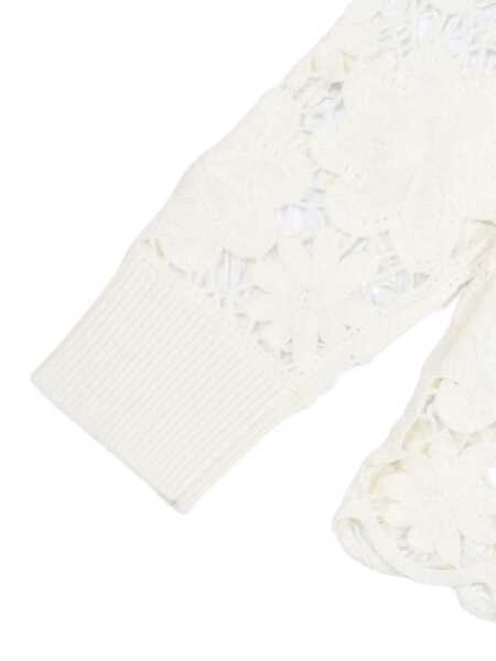 Pulovere Kangra CORNELY ALL OVER CREW NECK SWEATER White Femei (BM 18764733) 3