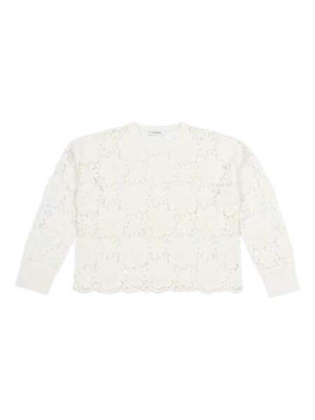 Pulovere Kangra CORNELY ALL OVER CREW NECK SWEATER White Femei (BM 18764733) 1