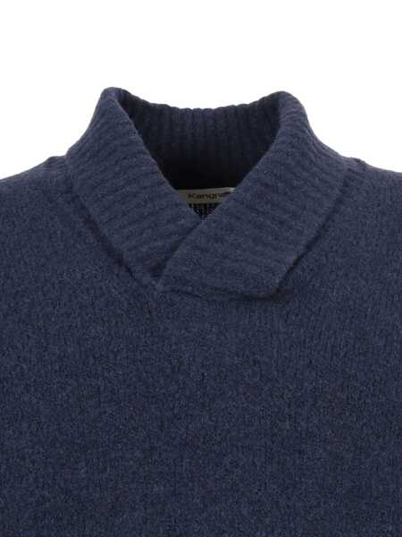 Pulovere Kangra CREW NECK SWEATER Blue Barbati (BM 18764736) 3
