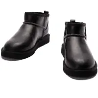Bocanci pentru Barbati - Bocanci casual UGG Ultra mini leather snow Boots BLACK Barbati (BM 18764806) - B-mall.ro