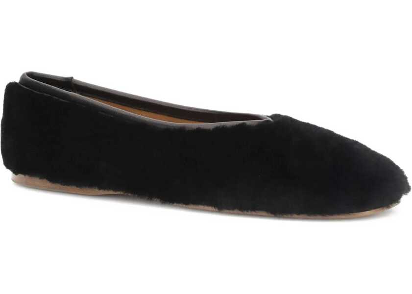 Balerini forteforte Sheepskin Ballerinas NERO Femei (BM 18764809) 2