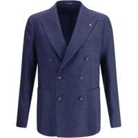 Sacouri Double-breasted Blazer Barbati
