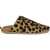 forte_forte Leopard ponyhair Mules NOISETTE