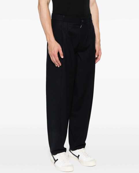 Pantaloni casual Giorgio Armani Lightweight wool cloth single-dart Pants NIGHT SKY Barbati (BM 18764947) 3