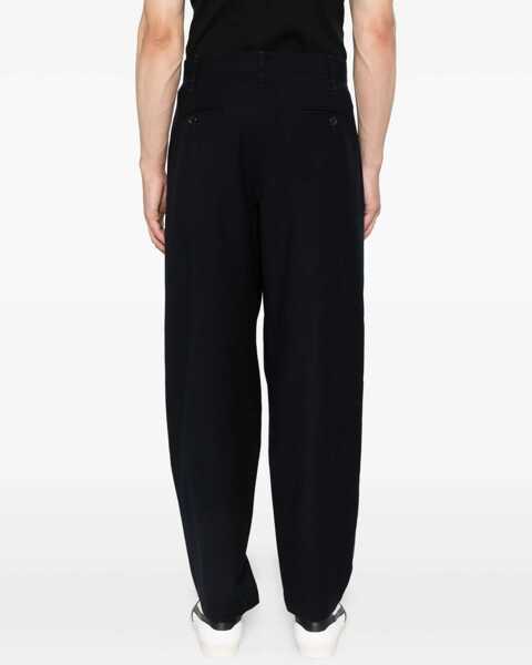 Pantaloni casual Giorgio Armani Lightweight wool cloth single-dart Pants NIGHT SKY Barbati (BM 18764947) 4