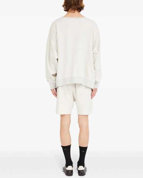 Hanorace Maison Margiela Logo Sweatshirt BEIGE Barbati (BM 18765124) 4