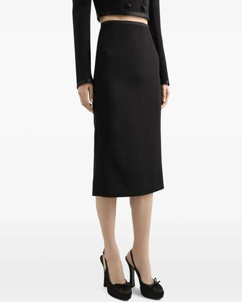 Fuste Dolce & Gabbana Pencil Longuette Skirt BLACK Femei (BM 18765172) 4