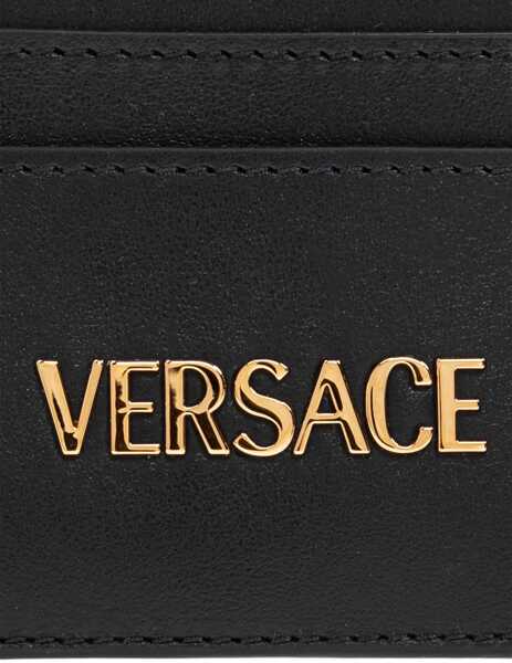 Portofele Versace Leather Card Holder BLACK Femei (BM 18765217) 3